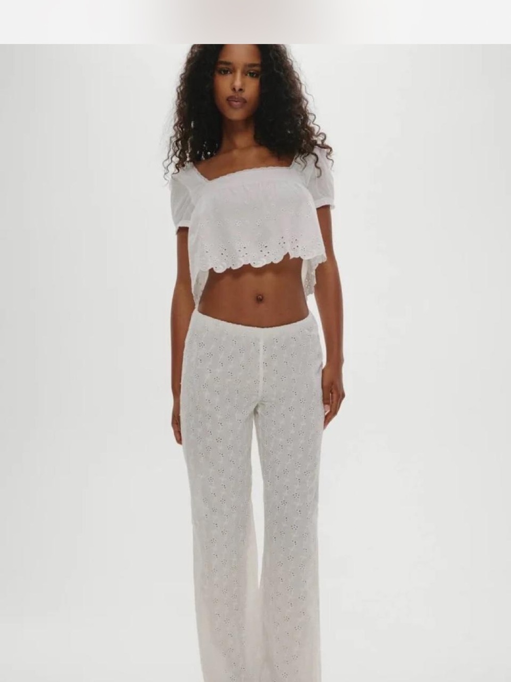 NWT Frankie’s Bikinis Princess Eyelet Pants